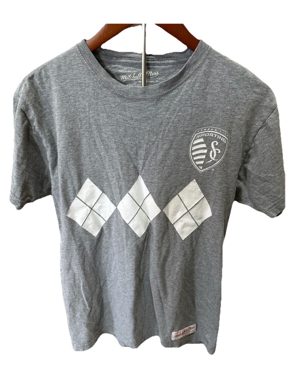 Mitchell & Ness Sporting Kansas City T Shirt Small MLS Soccer